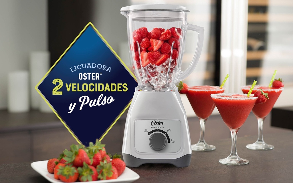 LICUADORA OSTER 1.5 LT BLANCO 2 VELOC.