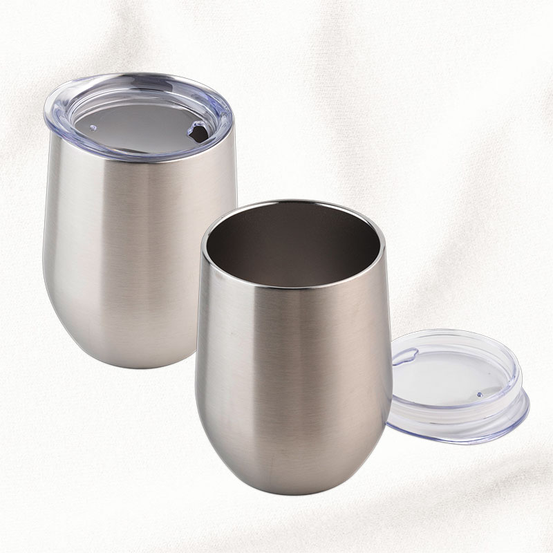 VASO DE ACERO INOX. DOBLE PARED 350 ML