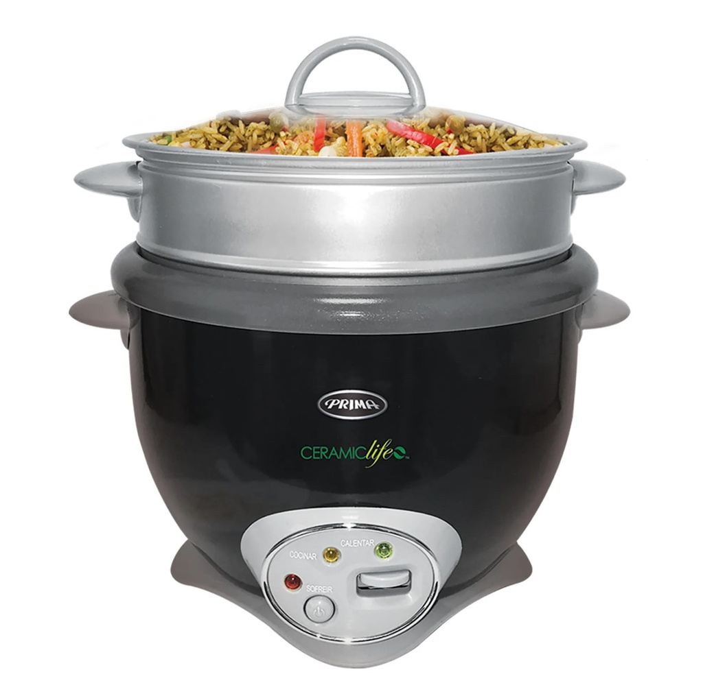 OLLA ARROCERA PRIMA C/BANDEJA VAPOR 12 TAZAS
