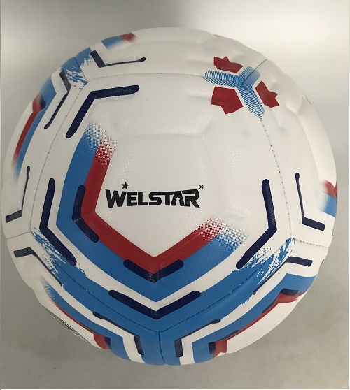 PELOTA FUTBOL WELSTAR COSIDA NO.5 BLA/CEL/AZUL