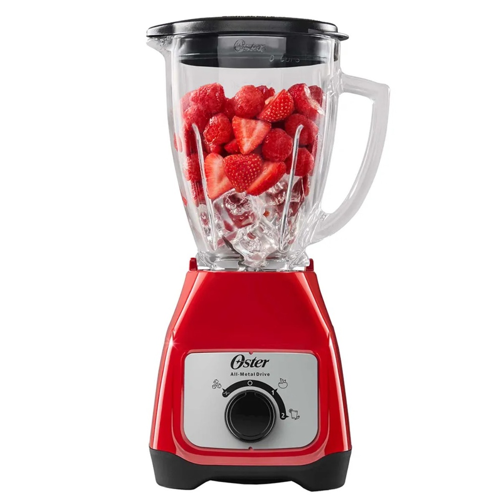 LICUADORA OSTER 1.5 LT ROJO 2 VELOC.