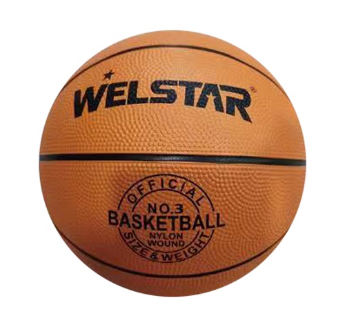 PELOTA BASQUETBOL WELLSTAR NO.3 NARANJA