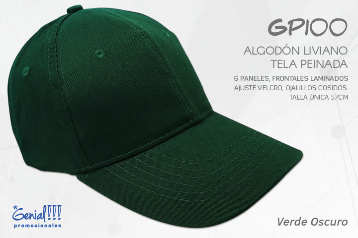 GORRA GENIAL ALGODON - VELCRO