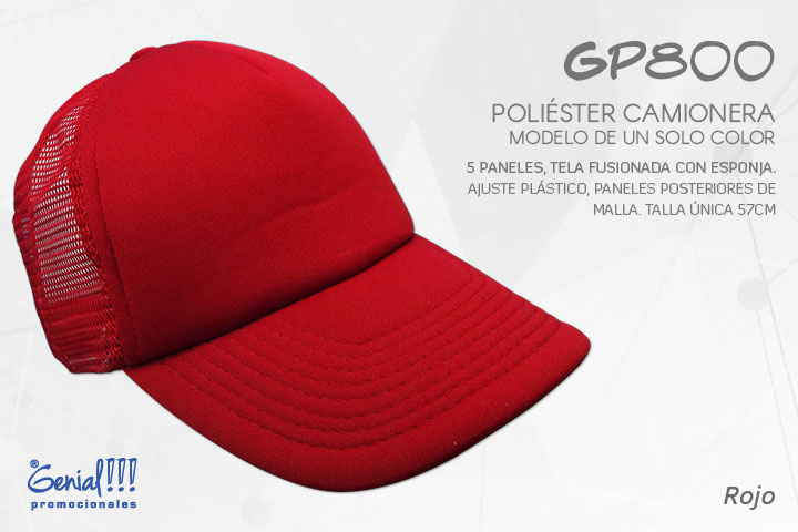 GORRA GENIAL CAMIONERA - AJUST.PLAST