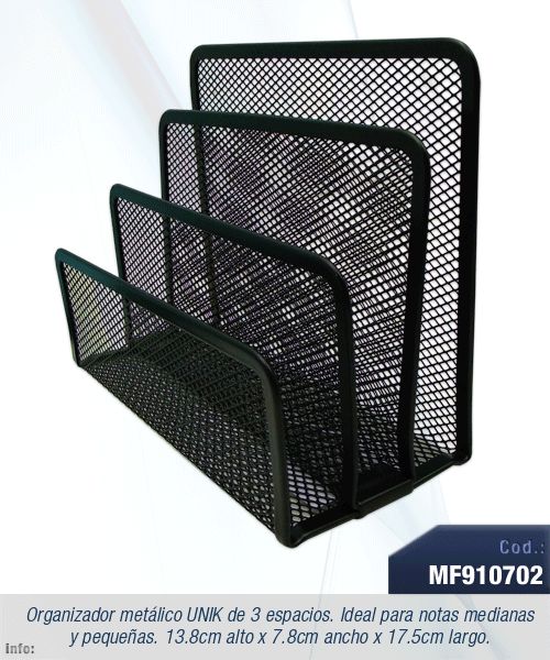 ORGANIZADOR METALICO UNIK ESCRITORIO