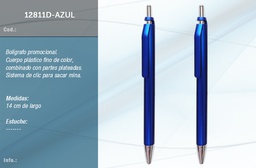 [12811D-AZUL] BOLIGRAFO PROMOCIONAL