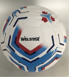 [4179A-5] PELOTA FUTBOL WELSTAR COSIDA NO.5 BLA/CEL/AZUL