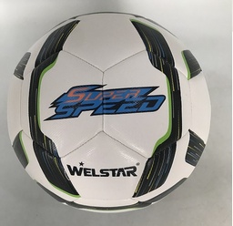 [4110B-4] PELOTA FUTBOL WELSTAR NO.4 BLA/NEGRO