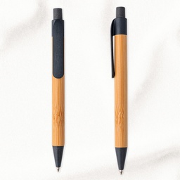 [13993-NEGRO] BOLIGRAFO PROMOCIONAL ECO - BAMBU