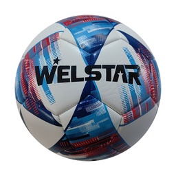 [3125A-5] PELOTA FUTBOL WELSTAR NO.5 BLA/AZUL/ROJO