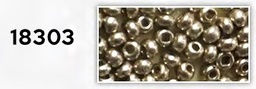 [18303-10/0] CHAQUIRA 10/0 PLATEADA METALICA