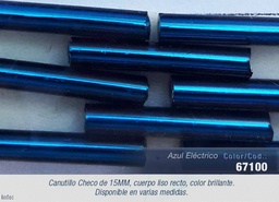 [67100] CANUTILLO 15MM AZUL ELECTRICO