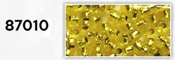 [87010-10/0] CHAQUIRA 10/0 AMARILLO PLATA