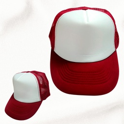 [GP800-BLA/VINO] GORRA GENIAL CAMIONERA - AJUST.PLAST