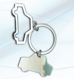[J30087] LLAVERO METALICO CARRO 40MMX10MM