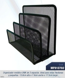 [MF910702] ORGANIZADOR METALICO UNIK ESCRITORIO
