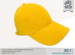 [SC-1-AMARBAND] GORRA ALGODON LIGHT BRUSHED AMAR. BAND. - VELCRO