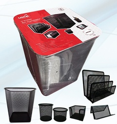 [U912098] ORGANIZADOR ESCRITORIO METALICO UNIK 6P