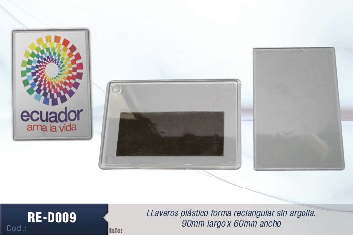 MAGNETO ACRILICO TRANSP/IMAN 90X60MM