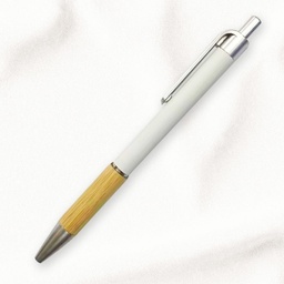 [91813-BLANCO] BOLIGRAFO PROMOCIONAL METALICO