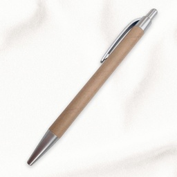 [11795B-PLATA] BOLIGRAFO PROMOCIONAL ECO - CARTÓN