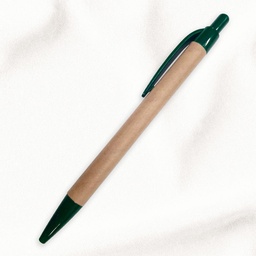 [11795B-VERDE] BOLIGRAFO PROMOCIONAL ECO - CARTÓN