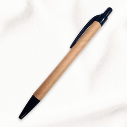 [11795B-NEGRO] BOLIGRAFO PROMOCIONAL ECO - CARTÓN