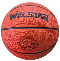 [BR2001-3] PELOTA BASQUETBOL WELLSTAR NO.3 NARANJA